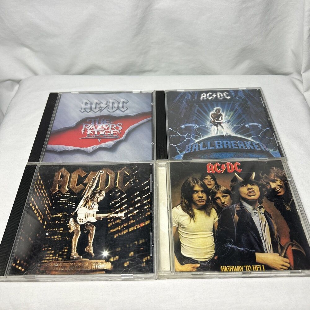 Lot Of 4 AC/DC Original CD’s Vintage